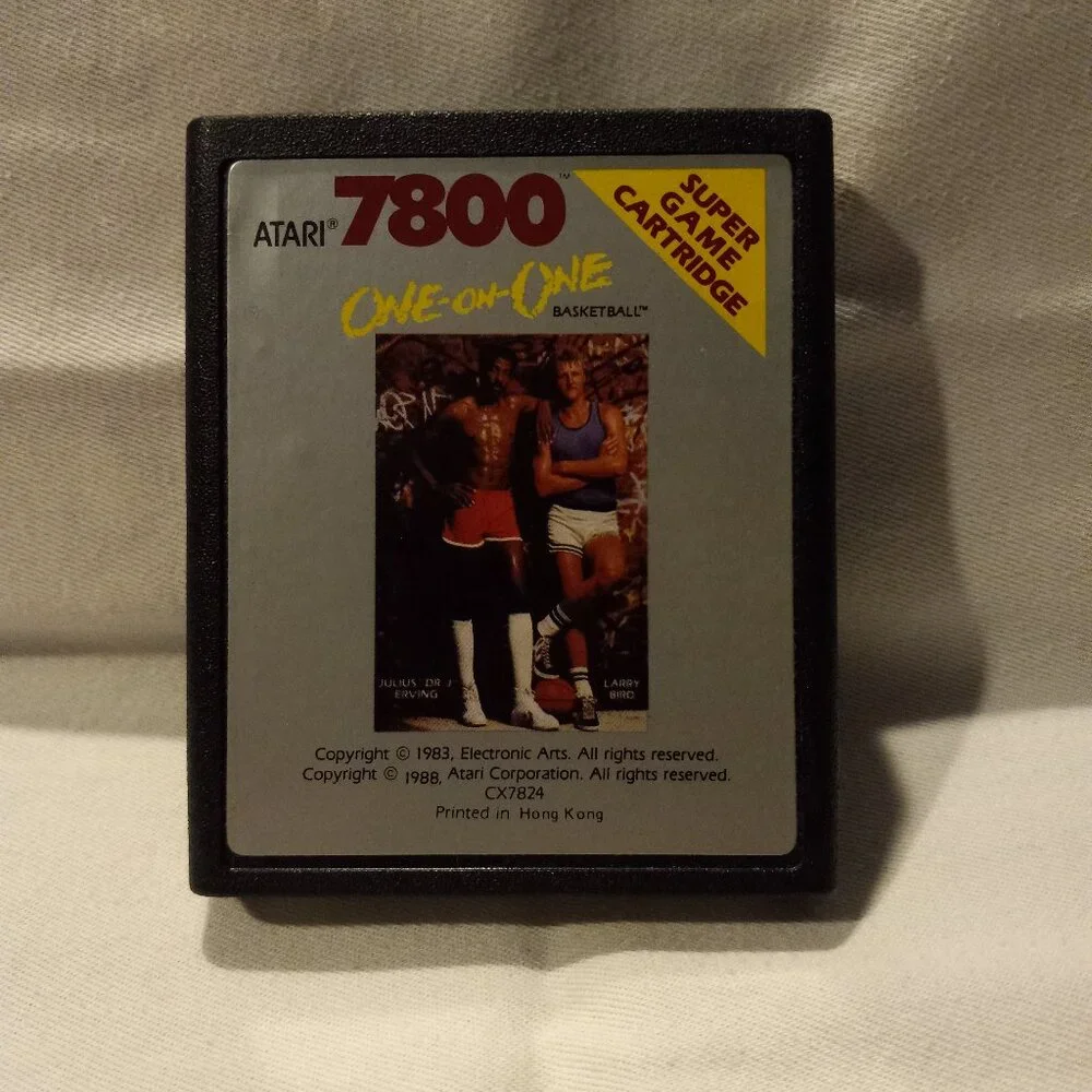 ONE-ON-ONE BASKETBALL CIB - ATARI 7800 UN-Tested - Picture 3 of 6